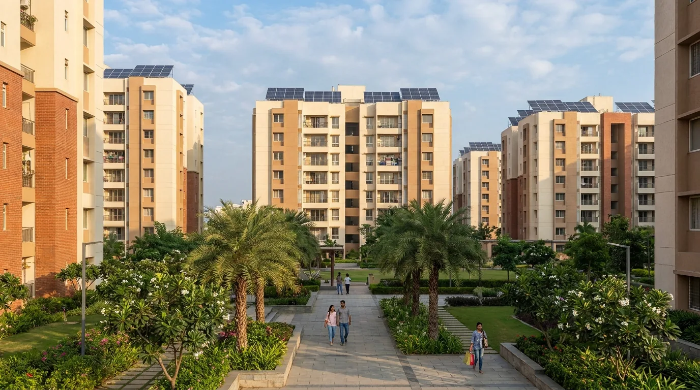 Housing Societies solar and storage solutions from MAKS Green Energy